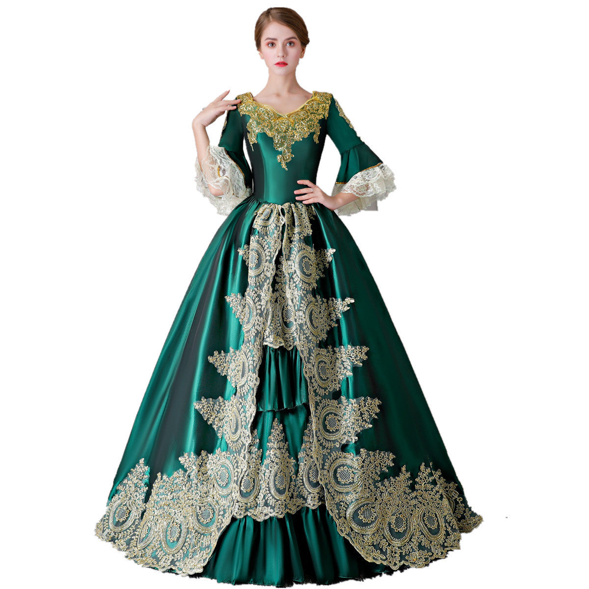 New European Style Performance Host Evening Dress Woman