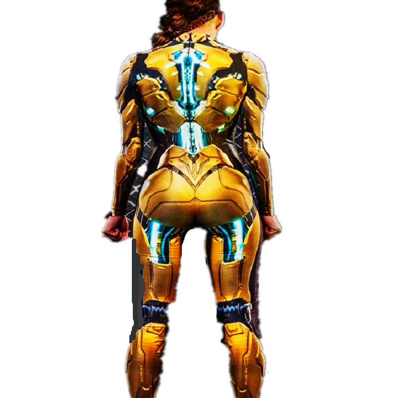 Machine Person Acting Performance Clothes Interlocking Tights Woman