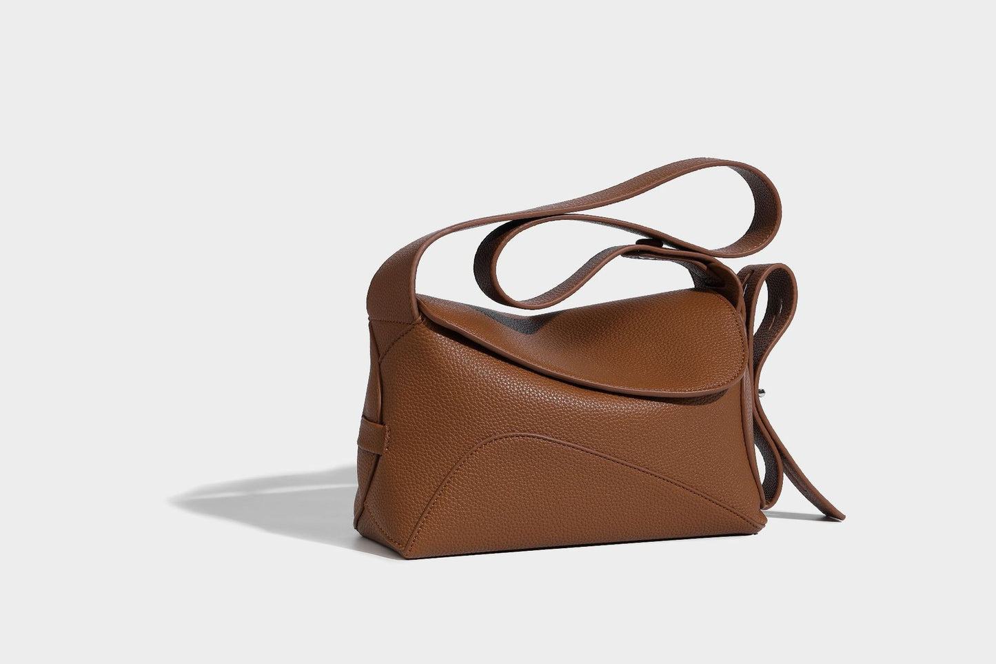 All-match Solid Color Commute Crossbody Women's Bag