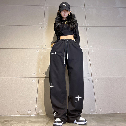 Women's Ankle-tied Two-purpose Sweatpants American Style