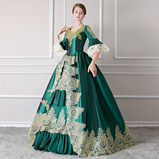 New European Style Performance Host Evening Dress Woman